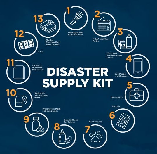 Mycoop disaster supply kit