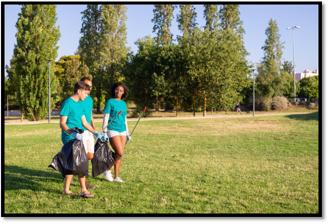 group eco partners after cleaning