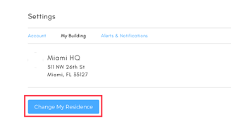 How to change your residence